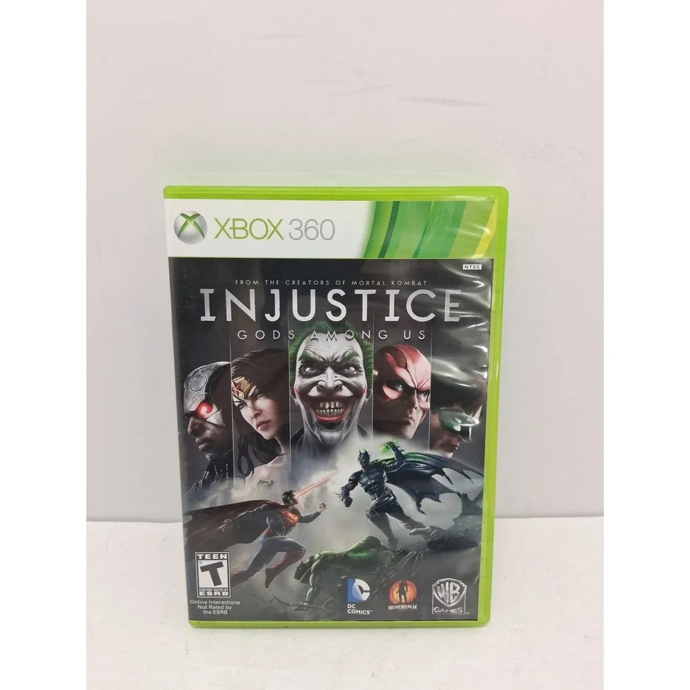 Injustice Gods Among Us Xbox 360 DC Comics Fighting Game Complete with Manual